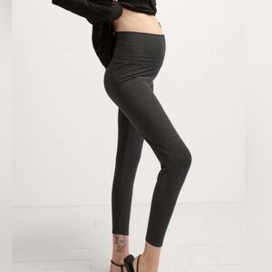 Hatch The Ultimate Before, During & After Legging grey houndstooth SMALL